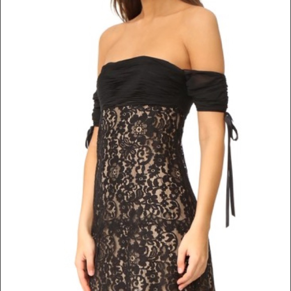 RACHEL ZOE Arlene lace off the shoulder dress